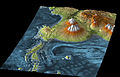 3D geography of Salar de Uyuni, remainder of Lake Tauca