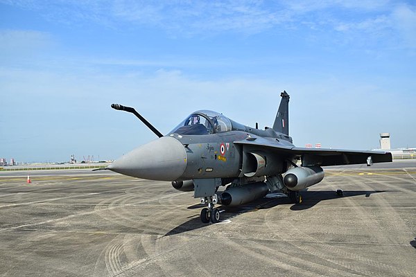 HAL Tejas at Changi International Airport for Singapore Air Show 2022