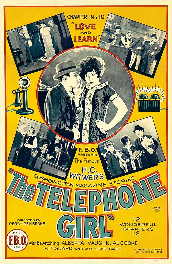 Love and Learn (1924) was the tenth installment of The Telephone Girl, Alberta Vaughn's first FBO series of shorts. Not a true serial film, each of it