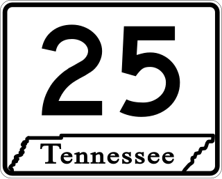<span class="mw-page-title-main">Tennessee State Route 25</span> State highway in Tennessee, United States