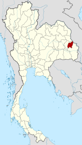 Provincie Amnat Charoen - Locatie