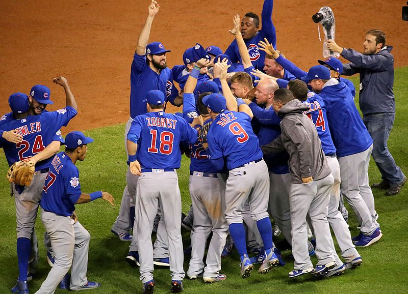 File:The Cubs celebrate after winning the 2016 World Series. (30630037962).jpg