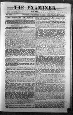 Thumbnail for File:The Examiner 1833-12-22- Iss 1351 (IA sim examiner-a-weekly-paper-on-politics-literature-music 1833-12-22 1351).pdf