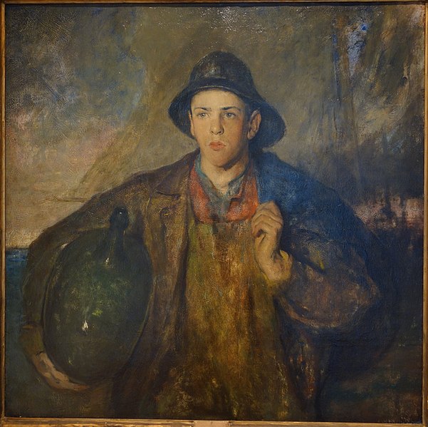 File:The Fisher Boy by Charles Webster Hawthorne, 1908, oil on canvas on board - New Britain Museum of American Art - DSC09628.JPG