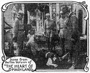 The Heart of Maryland - nov 1915 - scene - newspaper.jpg