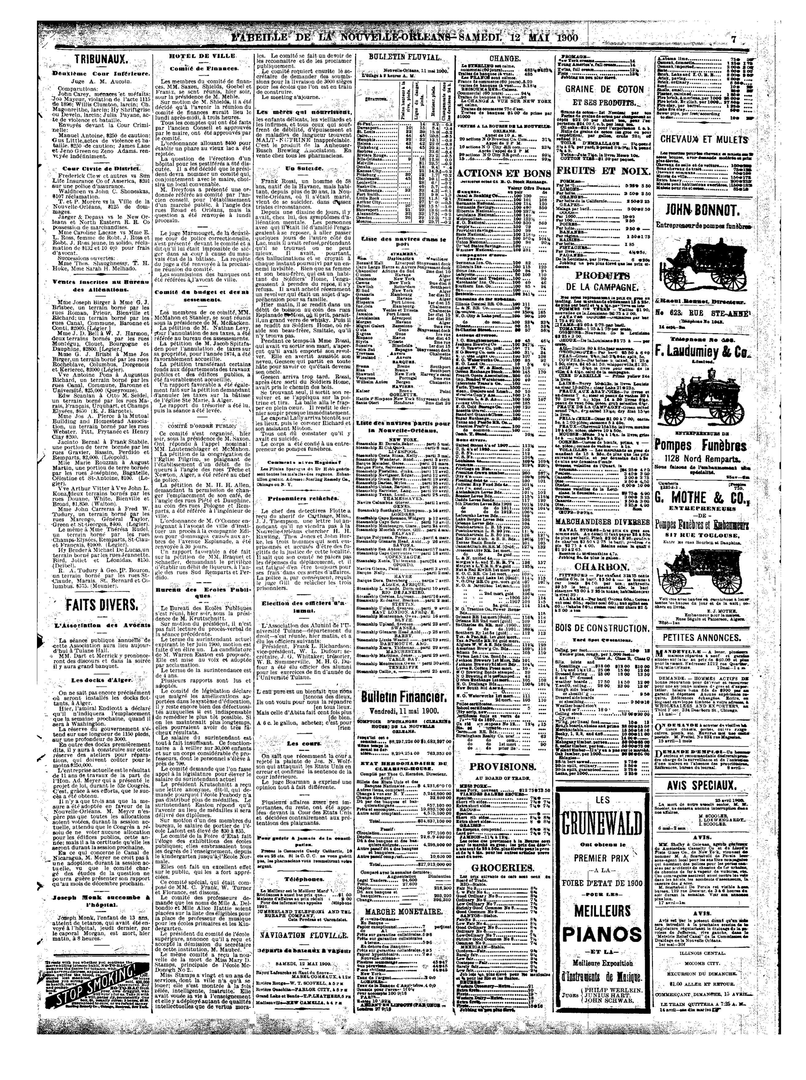File The New Orleans Bee 1900 May 0092 Pdf Wikimedia Commons