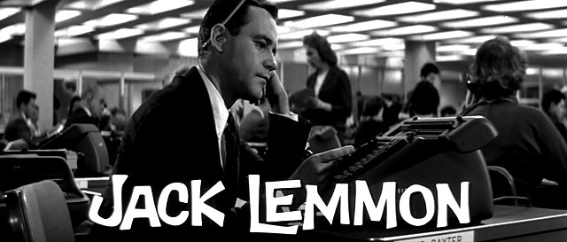 Jack Lemmon in a still from the film's trailer. The Apartment marked his second collaboration with Billy Wilder after Some Like It Hot.
