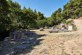 The ruins of the Temple of Amphiaraos in Oropos on July 24, 2020.jpg