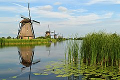 11. Platz: Windmühlen von Kinderdijk (Niederlande) Fotograf: Tarod