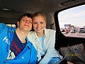 Timofey Mozgov with wife