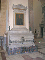 Tombe du cardinal Dusmet dans la cathédrale Sainte-Agathe à Catane