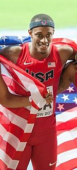 Tony McQuay USA relay 2013.jpg