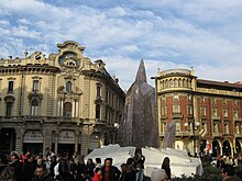 Torino 2006 Piazza Solferino su Via Cernaia.jpg