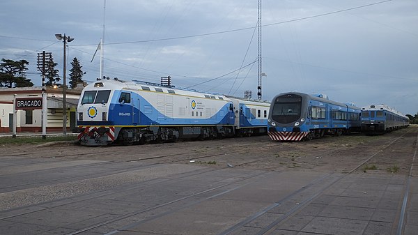 SOFSE Materfer and CNR CKD8 rolling stock in Bragado