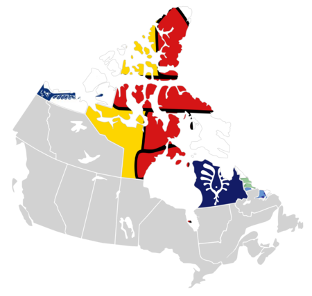 Transparent map of Inuit Tapiriit Kanatami