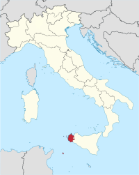 Položaj Provincije Trapani u Italiji