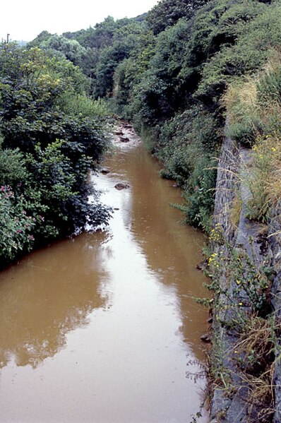 File:Turbid stream flowing into Skinningrove from Loftus - geograph.org.uk - 1540833.jpg