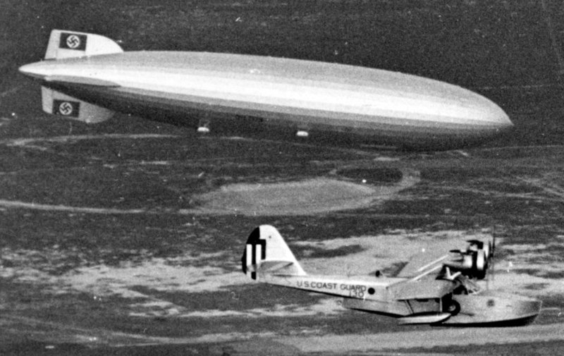 File:U. S. Coast Guard RD-4 number 130 detail, from- LZ 129 Hindenburg with RD-4 over Lakehurst May 1936 (cropped).jpg