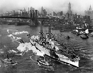 USS Arizona in New York City