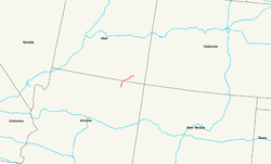 Map of US Highway 163