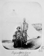 Issa Ugaas Rooble with his nephew, Jardon, in 1885 Ugaas Rooble.png