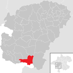 Unterach am Attersee - Mapa