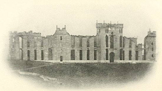 The ruins of the Virginia Military Institute after Hunter's Raid in 1864.