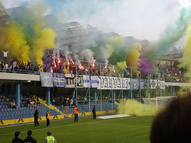 Varvari at a Montenegrin First League home match