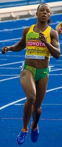 Veronica Campbell Brown at the 2009 World Championships