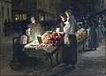 "Victor_Gabriel_Gilbert_-_Marché_parisien_la_nuit.jpg" by User:Szczebrzeszynski