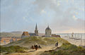 View on Scheveningen. by Bartholomeus Johannes van Hove