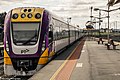 V/Line Vlocity VL61 at North Shore bound for Melbourne