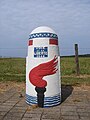 Milestone- Liberty road - Bastogne - Belgium