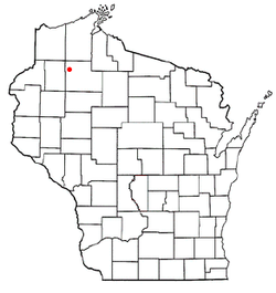 Vị trí trong Quận Sawyer, Wisconsin