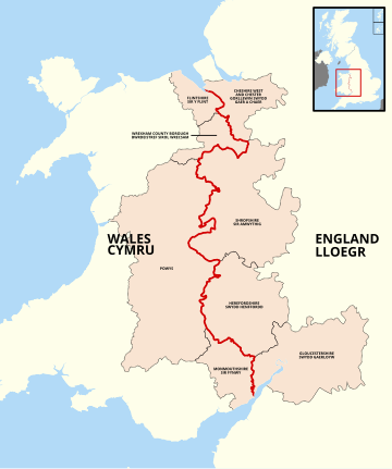 England–Wales border