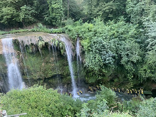 Waterfall Marmore in Terni