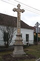 Čeština: Kříž v Petrůvkách, okr. Třebíč. English: Wayside cross in Petrůvky, Třebíč District.