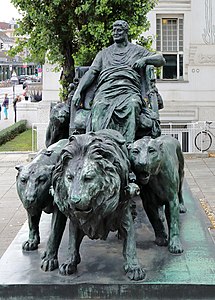 Le monument à Marc Antoine d'Arthur Strasser (1899)