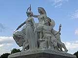 English: Albert Memorial: Allegory of America