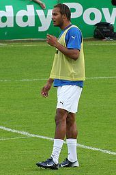 Kaboul training with Tottenham Hotspur in 2007 Younes Kaboul Tottenham July 2007.jpg