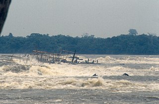 <span class="mw-page-title-main">Boyoma Falls</span> Series of waterfalls on the Congo River in Orientale Province, Democratic Republic of the Congo