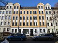 Apartment building in closed development with front garden