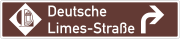 traffic_sign=DE:386.2-21 Touristische Route, Vorwegweiser linksweisend; neues Zeichen