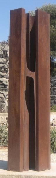 File:'Sculpture', iron sculpture by Ezra Orion (Israeli), 1966, Israel Museum, Jerusalem, Israel.JPG