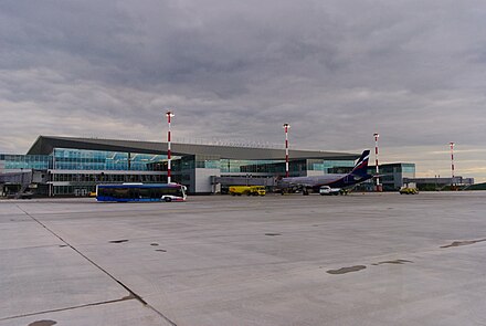 Apron view of new terminal 1