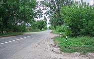 Автошлях у селі Городище-Косівське
