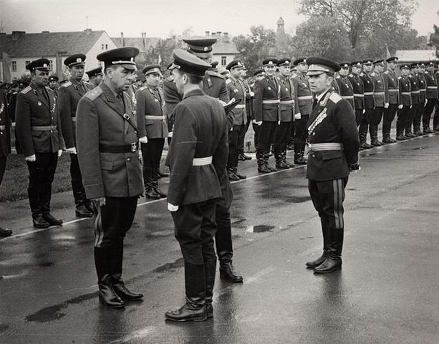 Inspection of 39th Guards Motor Rifle Division, 1968.
