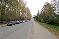 Yudina straat.  Severodvinsk.  Uitzicht vanaf de straat.  Pervomaiskaya naar de centrale wacht van Sevmash.  Foto door Alexey Shchekinov.jpg