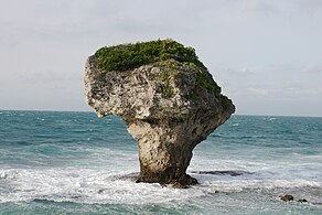 位于台湾屏东县琉球乡的花瓶岩