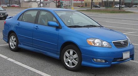 Toyota corolla us version bumpers